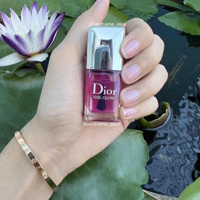 dior cherie bow nail glow