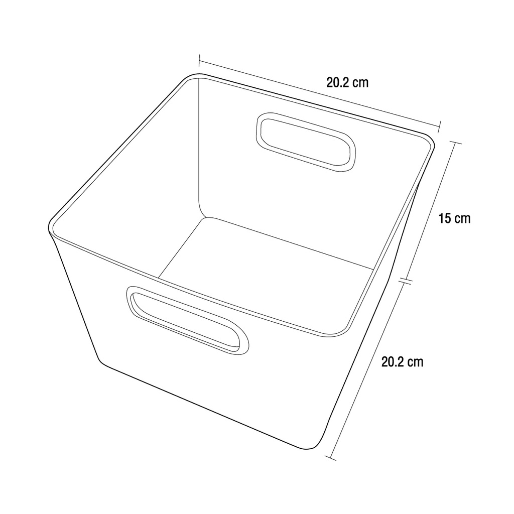 chaixing-home-กล่องจัดเก็บในตู้เย็น-พร้อมหูจับ-frozen-kassa-home-รุ่น-209992-sq-ขนาด-20-2-x-20-2-x-15-ซม