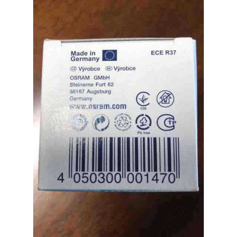 หลอดไฟหน้า-h4-12v-60-55w-แพ็กคู่ถูกกว่า-osram-แท้-made-in-germany