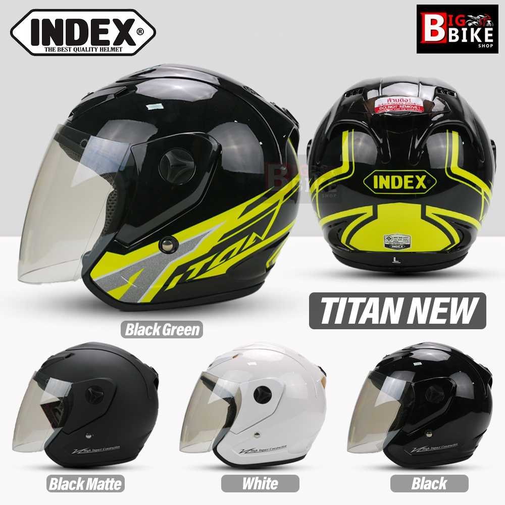 หมวกกันน็อคครึ่งใบ-index-รุ่น-titan-new-2022-ใหม่ล่าสุด-คุ้มค่า-คุ้มราคา-ถูกสุดๆ