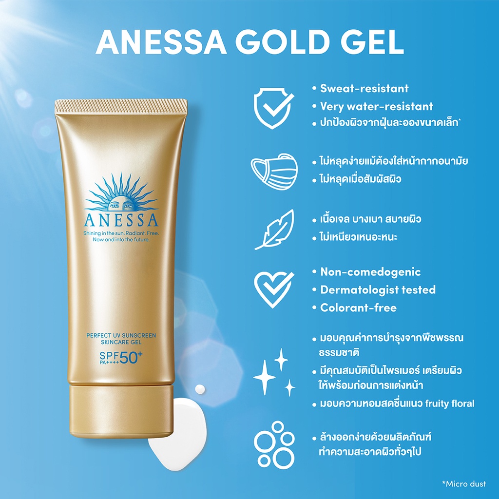 anessa-เพอร์เฟ็ค-ยูวี-ซันสกีน-สกินแคร์-เจล-spf50-pa-แพ็คเก็จใหม่-90-กรัม