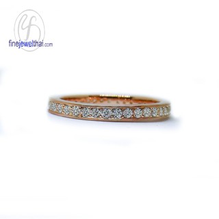 Finejewelthai แหวนเพชร-แหวนเงิน-เพชรสังเคราะห์-เงินแท้ 925/ Diamond Cz-Silver925-Ring - R1303czpg