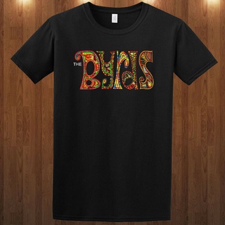 เสื้อยืดผ้าฝ้ายCOTTON เสื้อยืด ผ้าฝ้าย พิมพ์ลายกราฟฟิค The Byrds Gram Parsons แฟชั่นสําหรับผู้ชายS-5XL