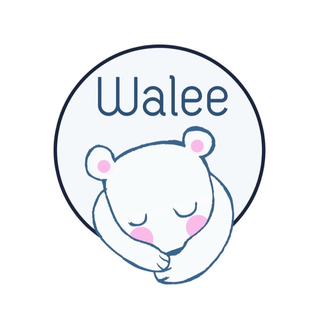 โลโก้ร้าน walee_baby สินค้าเด็ก ที่นอนเด็ก เบาะอุ้มเด็ก หมอนรองให้นม ของใช้เด็กอ่อน