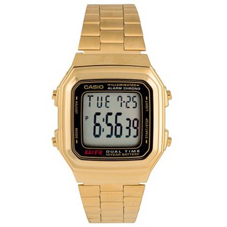 Casio Digital นาฬิกาข้อมือผู้หญิง ผู้ชาย รุ่น A178WGA-1A Gold สีทอง ขายดี เป็นที่นิยม ของแท้ประกัน1ปี
