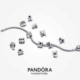 Pandora ชาร์มราศี ประกายระยิบระยับ DIY อุปกรณ์เสริม สําหรับเครื่องราง p512