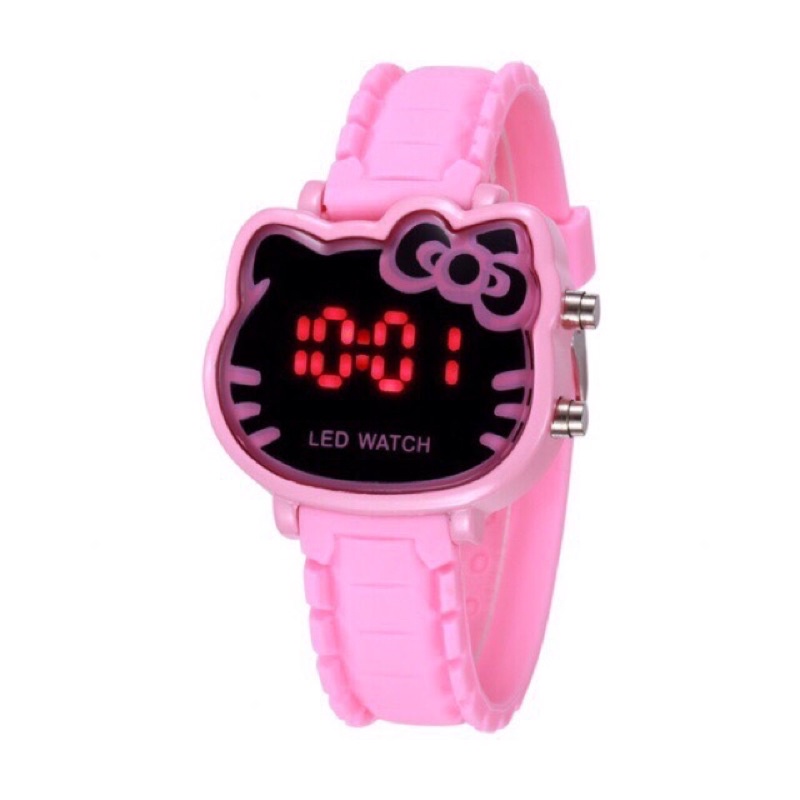 นาฬิกาคิตตี้-ดูเวลาในที่มืดได้-hello-kitty-watch