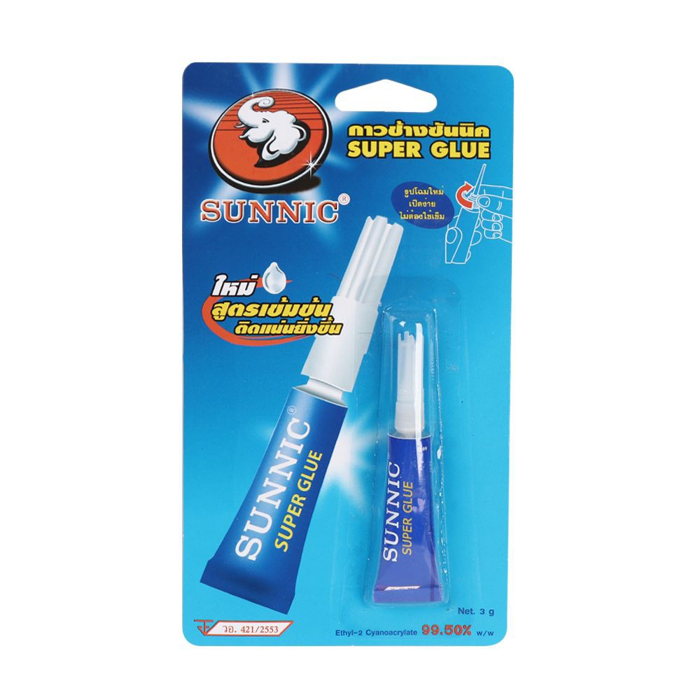 sunnic-3g-super-glue-กาวช้าง-sunnic-3g-กาวร้อน-กาว-เครื่องมือช่างและฮาร์ดแวร์-sunnic-3g-super-glue