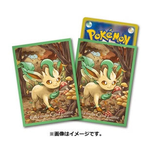 [Pokemon Center Japan] Sleeves (Japan) ซองใส่การ์ด Leafeon ของแท้