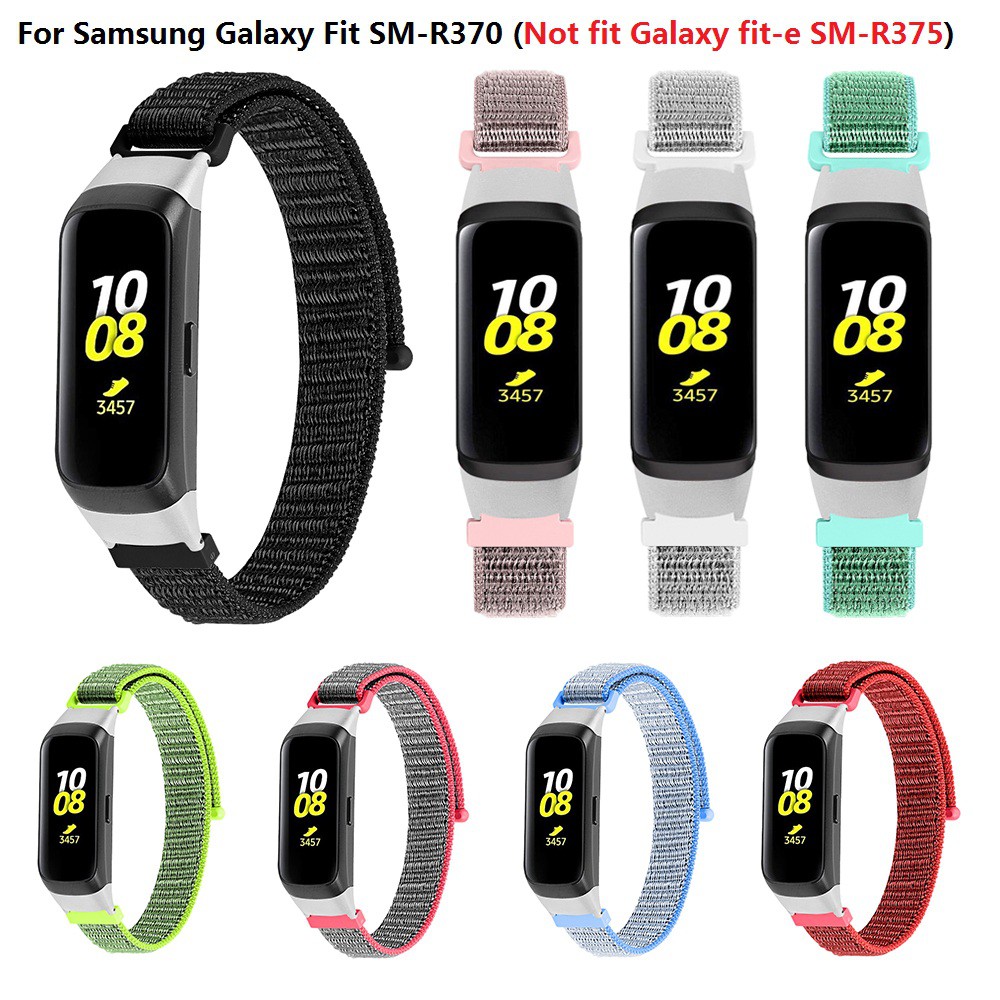 ภาพหน้าปกสินค้าสายนาฬิกาข้อมือไนล่อนสำหรับเคสมือถือซัมซุง Galaxy Fit Sm - R 370 ( ไม่ต้องเจาะ ) Samsung Galaxy Fit E Sm - R 375