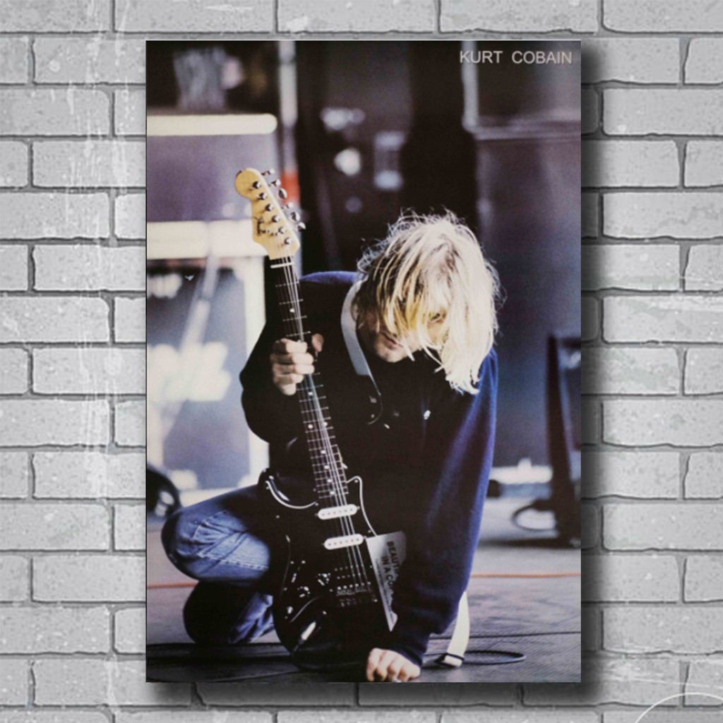 โปสเตอร์-kurt-cobain-โปสเตอร์วงดนตรี-โปสเตอร์ติดผนัง-โปสเตอร์สวยๆ-poster