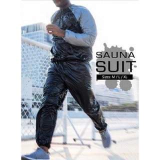 ชุดอบซาวน่า ลดน้ำหนัก Sauna Suit Weight Loss Fitness Exercise Suit