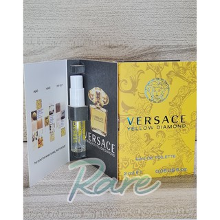 VERSACE YELLOW DIAMOND EDT  2ml.ขวดแก้วหัวสเปรย์ ขนาดทดลอง