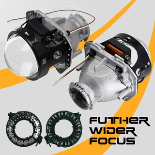 Pair For 3.0 HID Bi-xenon Projector Lens Hella 3R G5 HD Headlight Replace Car Lights Accessories Retrofit D1S D2S 6000k
