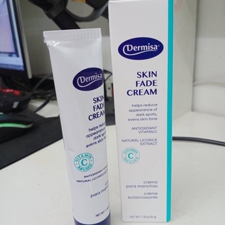 พร้อมส่งด่วน !!!  🌟 Dermisa skin fade cream ขนาด 50 g. ครีมลดฝ้า กระ ลดจุดด่างดำ ลดรอยสิว ผิวแพ้ง่ายใช้ได้