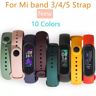 เช็ครีวิวสินค้าสายนาฬิกา Mi band 4 /mi band 3 สายsmart watch สายนาฬิกา