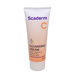 SCADERM CLEASING CERAM 200GM สกาเดิม คลีนซิ่ง ครีม ทำความสะอาดและปรับสภาพผิวสู่ความสมดุลตามธรรมชาติ #โฉม่ใหม่