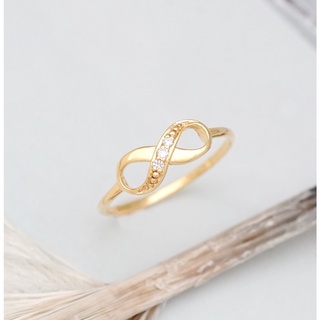 Artisan by NK - แหวนเพชรแท้ แหวนอินฟินิตี้ ทองคำแท้ เพชรแท้ 3 หลายสี