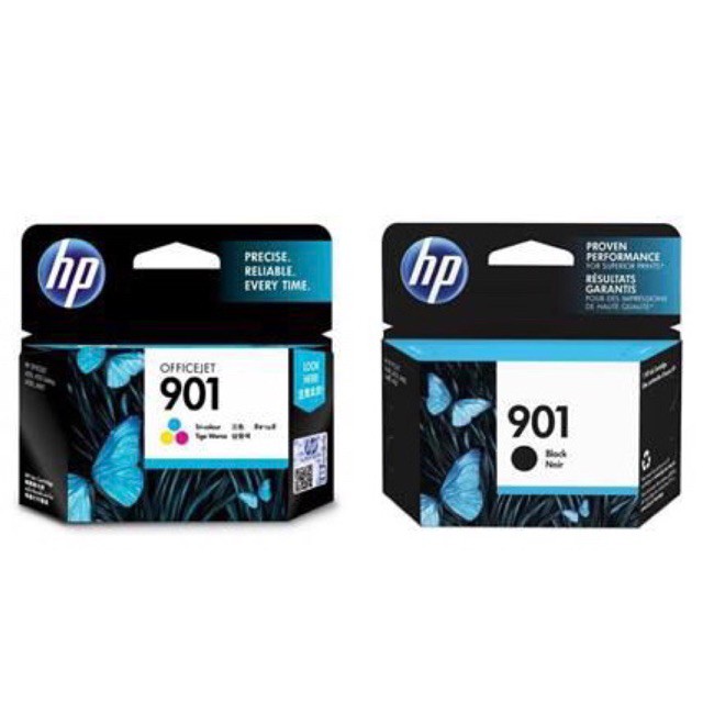 ตลับหมึก-hp-901-bk-hp-901-co-ดำและสี-ของแท้-ของใหม่-ราคาโปร