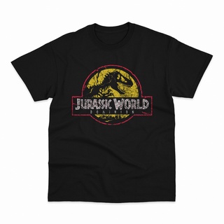 เสื้อยืดโอเวอร์ไซส์เสื้อยืด พิมพ์ลายโลโก้ Juric World Dominion Juric ParkS-3XL