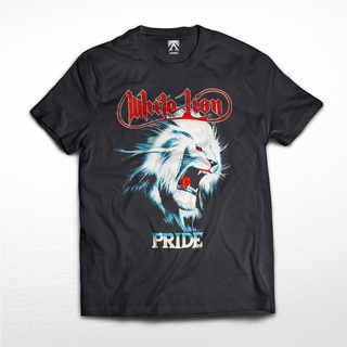 เสื้อยืด พิมพ์ลาย KAOS BAND WHITE LION Pride Music rock baju distro KAOS BAND VINTAGE สําหรับผู้ชาย และผู้หญิง