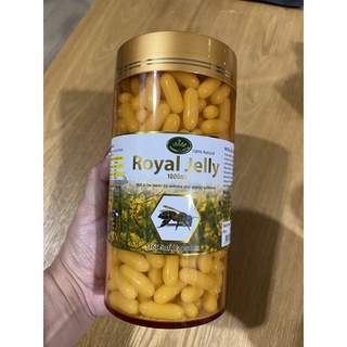 Nature King Royal Jelly 1000mg (120 Capsules) อาหารเสริม นมผึ้ง นำเข้าจากออสเตรเลีย