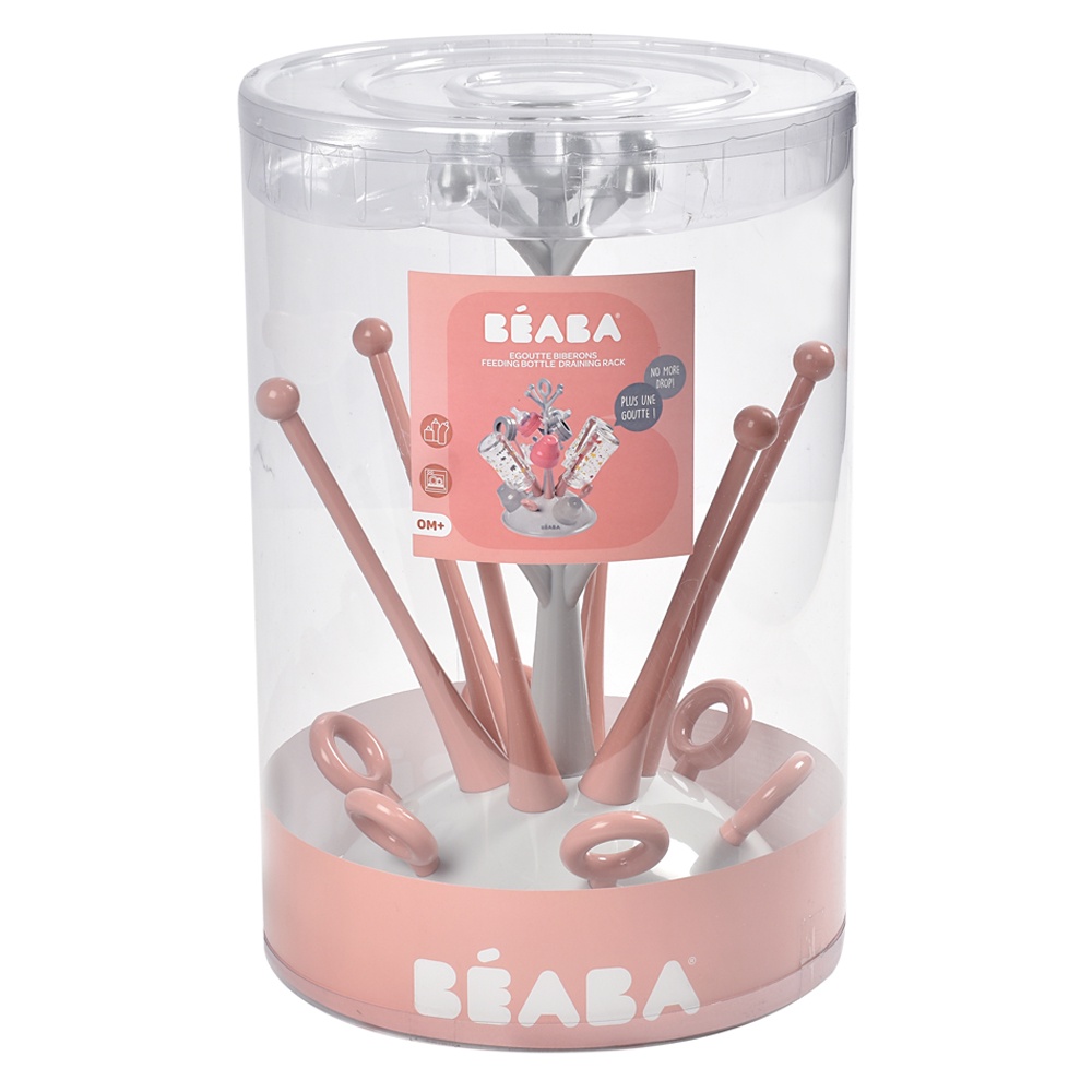 beaba-ที่ตากขวดนมและอุปกรณ์-tree-drying-rack-vintage-pink