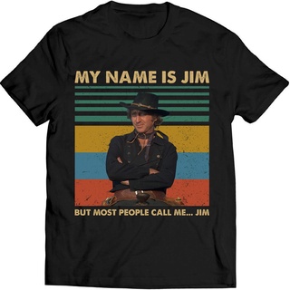 เสื้อยืด พิมพ์ลายภาพยนตร์ Spacytee My Name is Jim But Most People Call Me Jim สําหรับผู้ชาย และคู่รัก