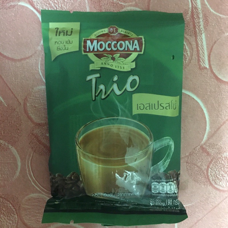 กาแฟ-moccona-3-in-1-กาแฟมอคโคน่าทรีโอ-5-ซอง