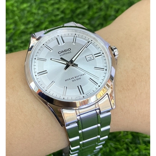 Casio คริสตัลแซฟไฟร์ สายสแตนเลส รุ่น MTS 100D MTS 100L MTS 110D MTS 110L ของแท้ประกันศูนย์ cmg1 ปี img 4