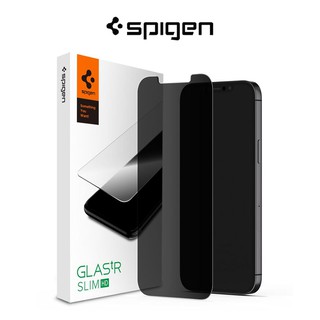 Spigen iPhone 14 Plus กระจกนิรภัย เพื่อความเป็นส่วนตัว HD iPhone 13 Pro Max ป้องกันแสงสะท้อน พรีเมี่ยม