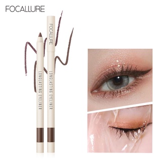 FOCALLURE ดินสอเขียนขอบตา กันน้ำ ติดทนนาน เจล อายไลเนอร์ อายไลน์เนอร์สีน้ำตาล/1pc