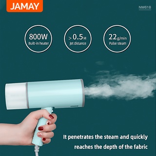 ภาพหน้าปกสินค้าJAMAY NW618 เครื่องรีดเสื้อผ้า เตารีดไอน้ำ เครื่องนุ่งห่มเสื้อผ้ามือถือเครื่องนุ่งห่มขนาดเล็ก เตารีดไอน้ำแบบพกพา ที่เกี่ยวข้อง