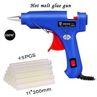 ปืนยิงกาวร้อน ปืนยิงกาวเเท่ง กาวแท่ง ปืนกาวแท่ง ปืนยิงกาว 100W Glue Guns GT-10