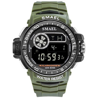 SMAEL Men Digital Wristwatches Led Display Men Watches Automatic Mechanical Men Clock Waterproof1626B Luxury Watch Men M
