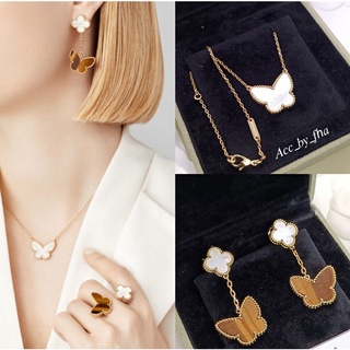 เซทสร้อยคอ ต่างหู 🦋𝑳𝒖𝒄𝒌𝒚 𝑨𝒍𝒉𝒂𝒎𝒃𝒓𝒂 𝒃𝒖𝒕𝒕𝒆𝒓𝒇𝒍𝒚 𝒑𝒆𝒏𝒅𝒂𝒏𝒕🍀