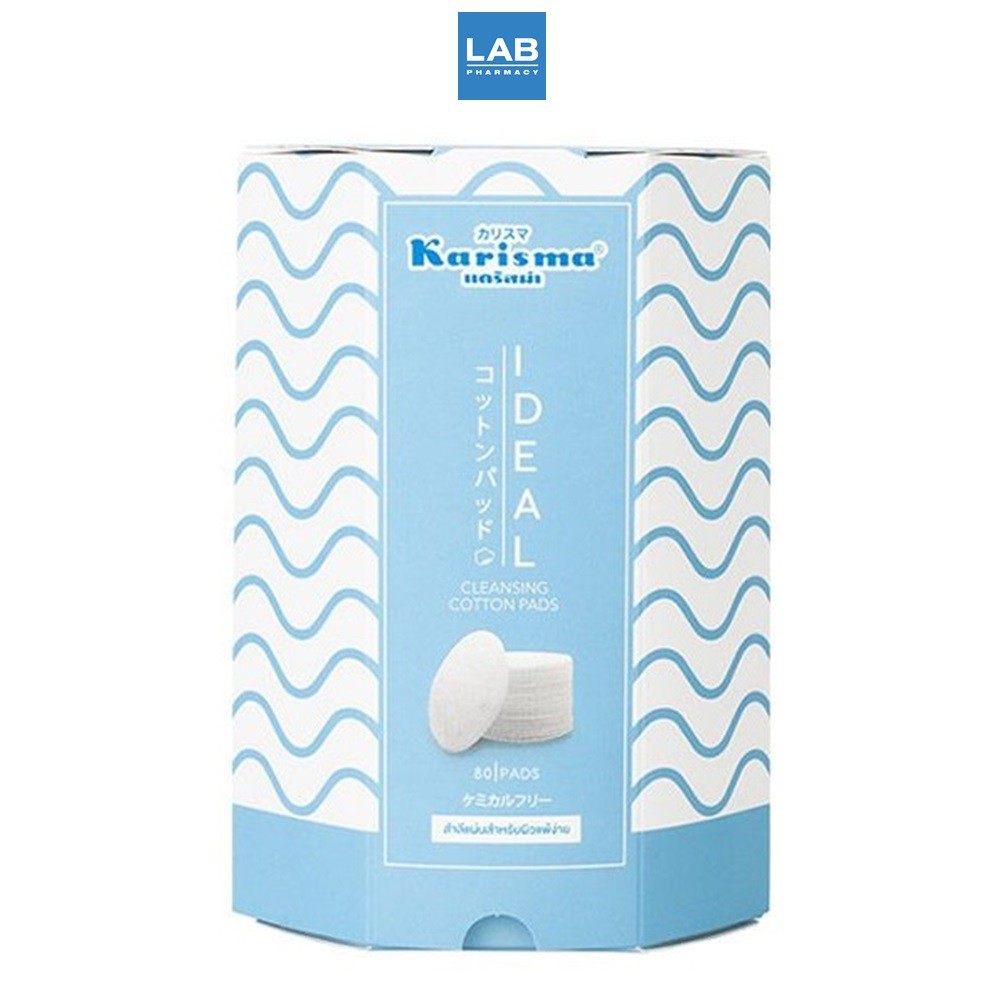 Karisma Ideal Cleansing 80 Pads - แคริสม่า สำลีแผ่นเช็ดเครื่องสำอาง ...