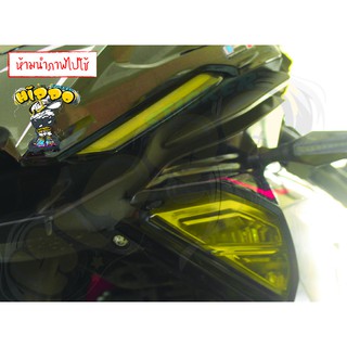 DEMON GR200R สติ๊กเกอร์ไฟหน้าสีเหลืองปรอทรุ้ง Demon GR200R