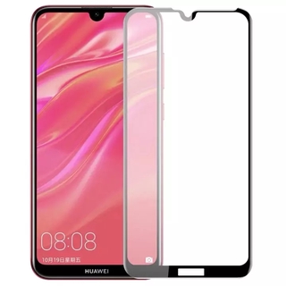 ส่งจากกรุงเทพ ส่งทั่วไทย ฟิล์มกระจกนิรภัย เต็มจอ Huawei Y7Pro 2019 ฟิล์มขอบดำ ฟิล์มกันกระแทก Tempered Glass