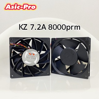 KZ 14038B012U DC 12V 7.2 A 8,000 rpm 14cm. พัดลมเครื่องขุด Asic