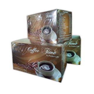 กาแฟเพื่อสุขภาพ Coffee Time (set 15 กล่อง แถม 1 กล่อง) 4D สุขภาพดี สมองดี ผิวพรรณดี รูปร่างดี