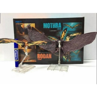 โมเดลฟิกเกอร์ Duo Gojira Rodan กับ Mothra Action Figure ขนาด 18 ซม. ของเล่นสะสม