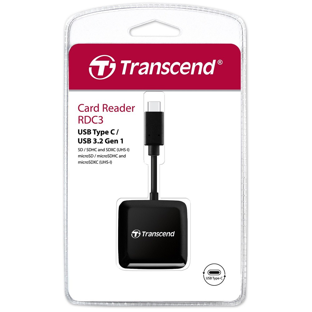 ภาพสินค้าTranscend (TS-RDC3) USB-C Card Reader 3.2 Gen1 for SDHC/SDXC & MicroSDHC/MicroSDXC UHS-I จากร้าน zoomcamera_official_store บน Shopee ภาพที่ 3