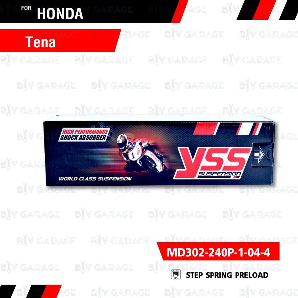 yss-โช๊คอัพหลัง-honda-tena-md302-240p-1-04-4-สปริงเหลือง-ใส่ตัว-5-เกียร์ไม่ได้