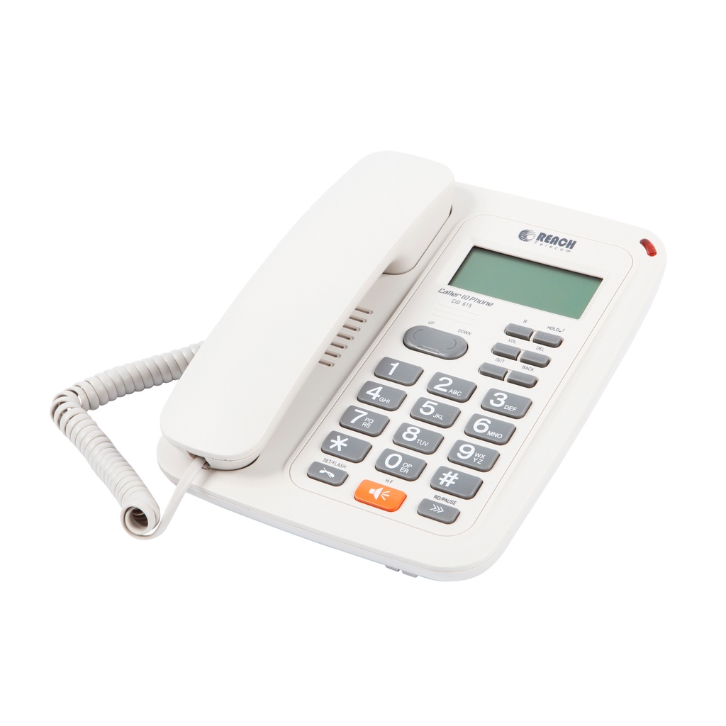 ภาพหน้าปกสินค้าโทรศัพท์ สีขาว-เทา รีช CID 615 จากร้าน officemate บน Shopee
