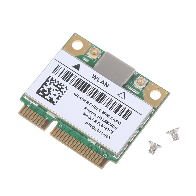 thumbnail image 2 of WiFi Card PCIe Network Card, RTL8822CE Gigabit 2.4G 5G Dual Band Bluetooth 5.1 Wireless Network Card WiFi Module Network Adapter 2 of 12