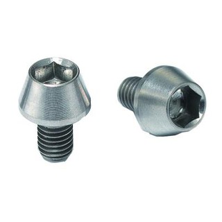 น๊อตไทเทเนียม ขนาด M5*8 hexagon socket taper head รุ่น XSS-27 XON จักรยาน - 1 กล่อง มี 2 ตัว - น๊อตยึดก้ามเบรคเสือหมอบ