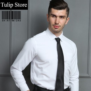 ภาพหน้าปกสินค้าเสื้อเชิ้ตชายแขนยาว White /Black เสื้อทำงานแขนยาว​ ผ้า Cotton100% ทรงSlim(เนื้อผ้าเดียวกับยี่ห้อ Arrow) ที่เกี่ยวข้อง