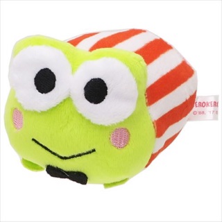 แท้ 100% จากญี่ปุ่น ตุ๊กตา ซานริโอ้ เคโระ เคโระ เครอปปี้ Kerokerokeroppi Roll Bean Bag Sewing Plush Doll