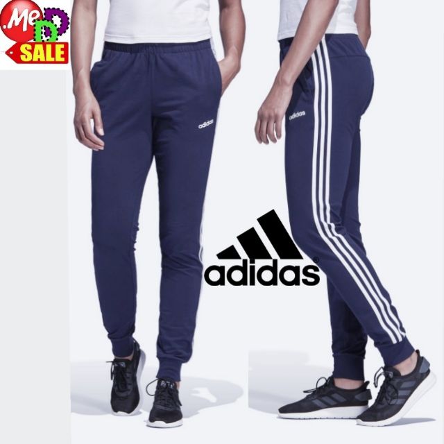 ADIDAS - ใหม่ กางเกงใส่ออกกำลังกายทรงสลืมฟิต ADIDAS ESSENTIALS / MUST HAVES  3-STRIPES PANTS DU0690 DP2377 DP2415 | Shopee Thailand